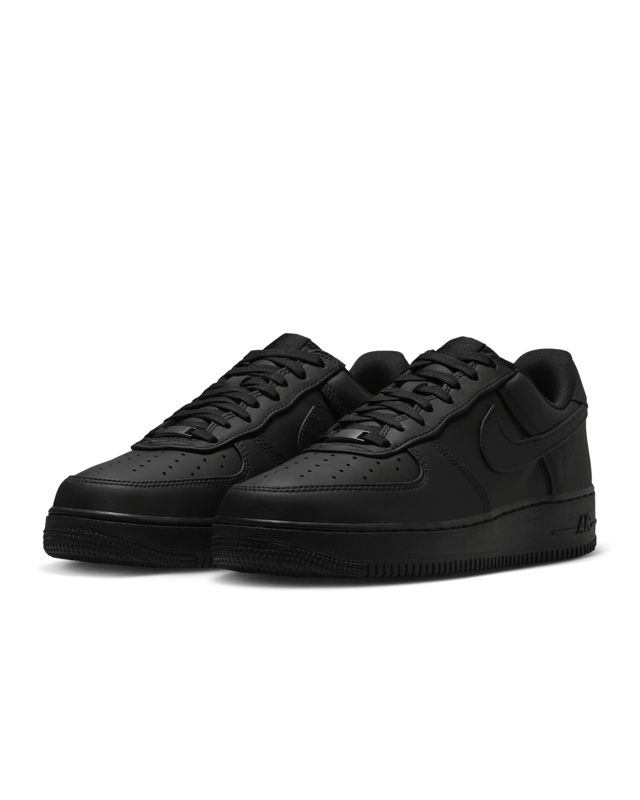 ナイキ　エアフォース1 ロー　ブラック　黒　レザー　トリプルブラック　27.5 2025年 6/15 発売】NIKE AIR FORCE 1 LOW “Faux Pony Hair